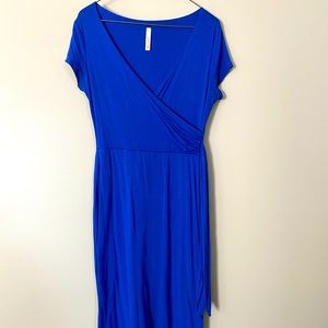 Faux wrap dress